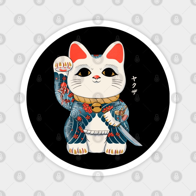 Lucky Cat Yakuza Magnet by ppmid